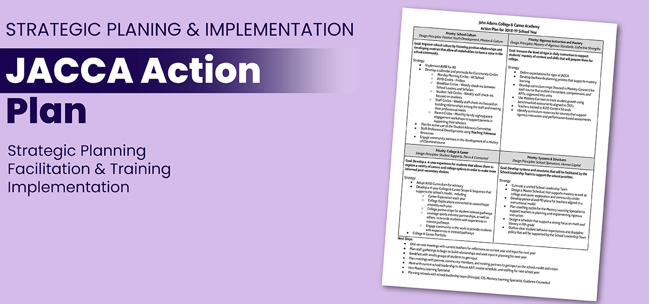 JACCA Action Plan - Strategic Planning & Implementation